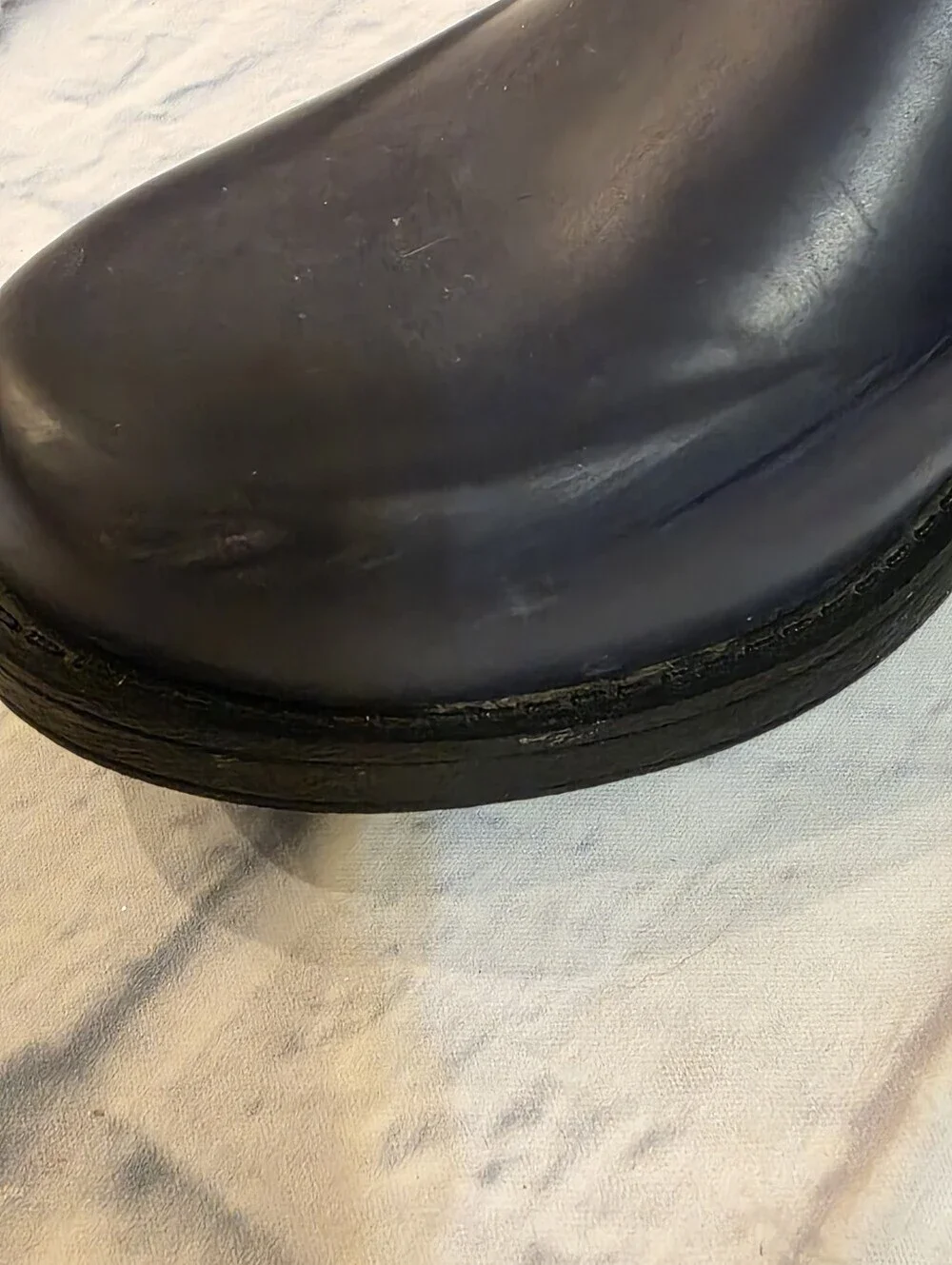 UGG Navy and Navy Tall Winter Rain Boots